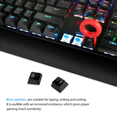 Redragon KALA K557 RGB Mechanical Gaming Keyboard BLUESW Redragon KALA K557 RGB Mechanical Gaming Keyboard BLUESW
